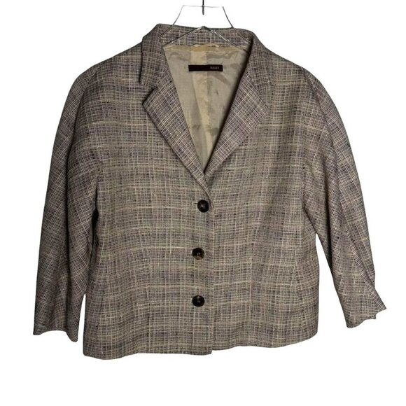 Bally Womens 80's Vintage Cropped Blazer Italian Size 42 / US Medium womens jack - Picture 9 of 9